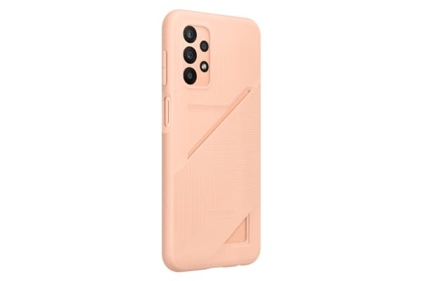 Samsung EF-OA235 - Baksidedeksel for mobiltelefon - termoplast-polyuretan (TPU) - fersken - for Galaxy A23, A23 5G