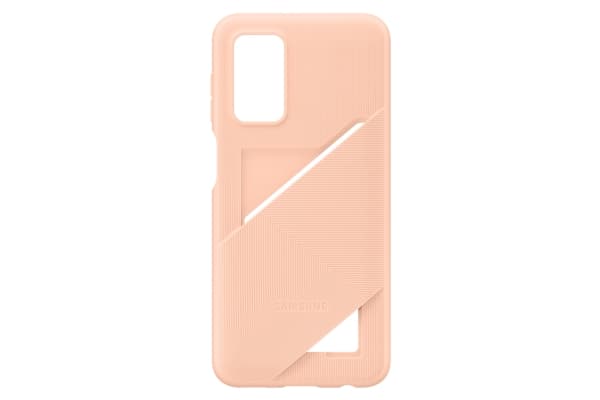 Samsung EF-OA235 - Baksidesskydd för mobiltelefon - termoplastisk polyuretan (TPU) - persika - för Galaxy A23, A23 5G