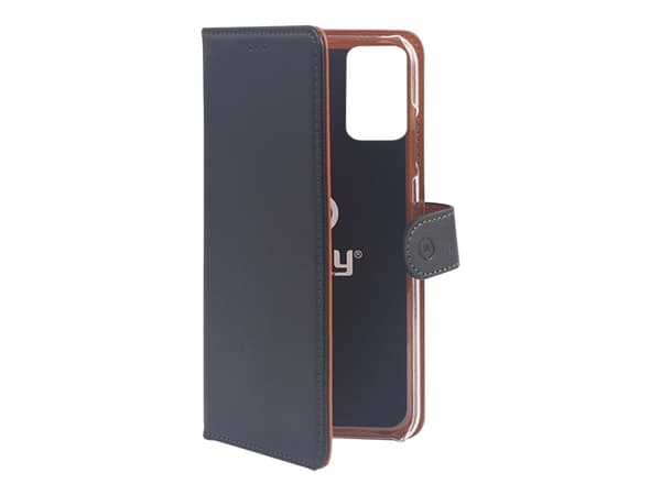 Celly Wally - Lommebok for mobiltelefon - fauxlær - svart - for Samsung Galaxy A23 5G