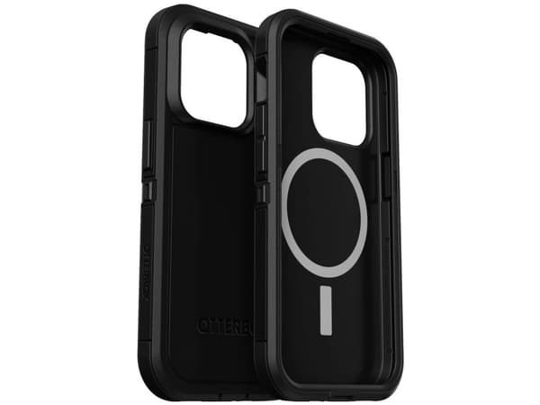 OtterBox Defender Series XT - Baksidesskydd för mobiltelefon - robust - med MagSafe - MagSafe-kompatibilitet - polykarbonat, syntetiskt gummi - svart