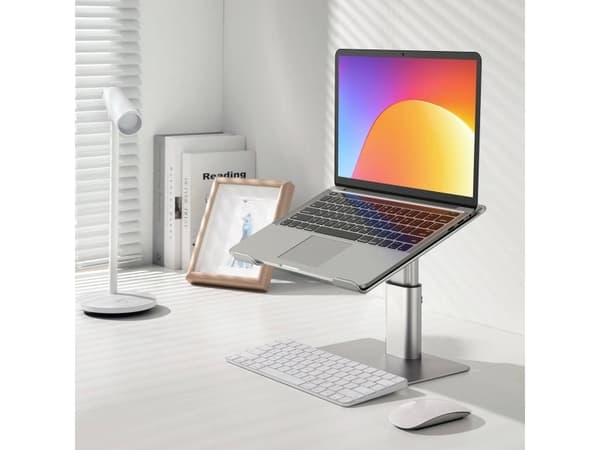 Baseus 11-17" justerbart stativ for bærbar PC (sølv)