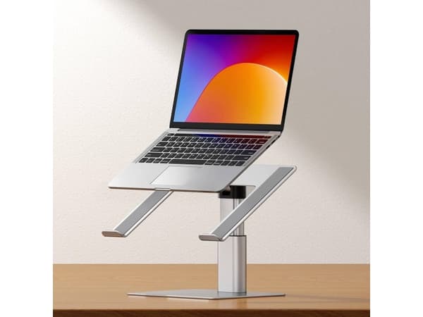 Baseus 11-17" justerbart stativ for bærbar PC (sølv)