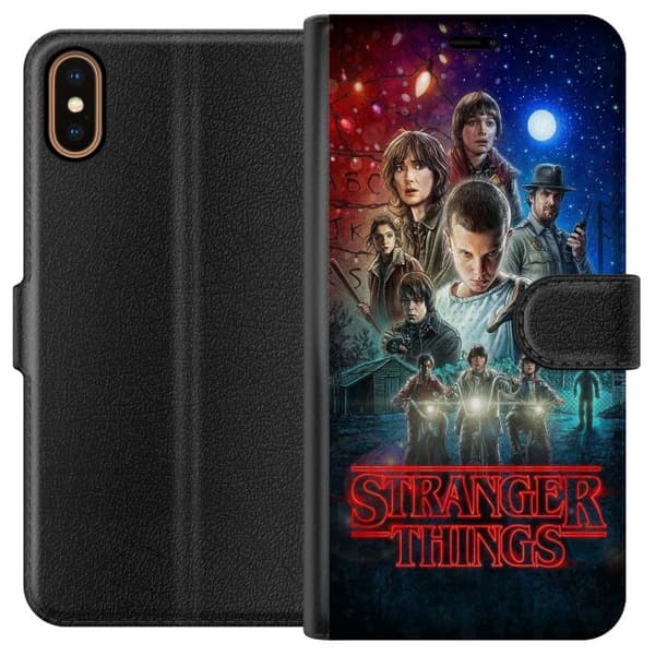 Apple iPhone X Tegnebogsetui Stranger Things