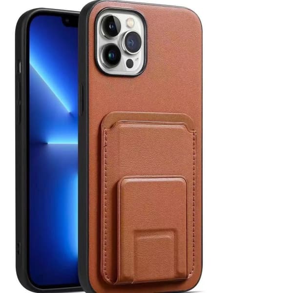‘iPhone 14´ skal med ställfunktion och fack för kort