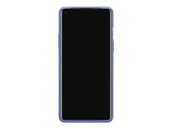 OnePlus Sandstone Bumper Case - Baksidesskydd för mobiltelefon - polykarbonat, termoplastisk polyuretan (TPU) - rökig lila - för OnePlus 8