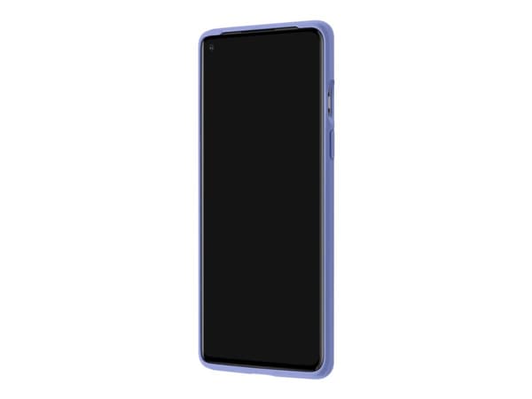 OnePlus Sandstone Bumper Case - Baksidesskydd för mobiltelefon - polykarbonat, termoplastisk polyuretan (TPU) - rökig lila - för OnePlus 8