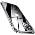Miniatyrbild 10 av 11: iPhone 14 Pro Max 1 Set Stötdämpande Silikonskal med Skärmskydd