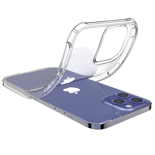 iPhone 13 Pro - 1 Set Stötdämpande Silikonskal med Skärmskydd