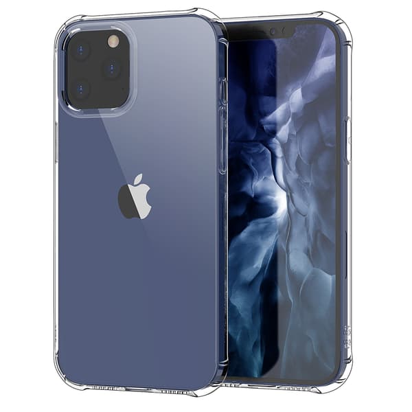 iPhone 13 Pro - 1 Set Stötdämpande Silikonskal med Skärmskydd
