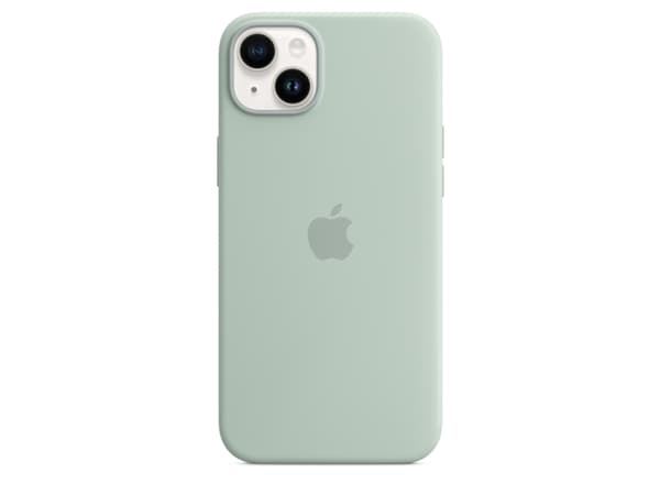 Apple - Baksidesskydd för mobiltelefon - MagSafe-kompatibilitet - silikon - succulent - för iPhone 14 Plus