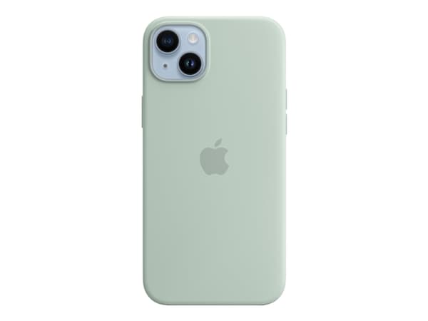Apple - Baksidesskydd för mobiltelefon - MagSafe-kompatibilitet - silikon - succulent - för iPhone 14 Plus