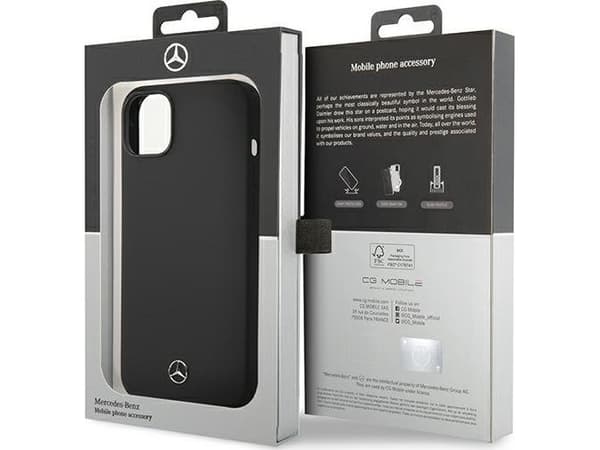 Mercedes-Benz MERCEDES SILICONE LINE ETUI IPHONE 14 PLUS yleismaailmalliseen puhelimeen