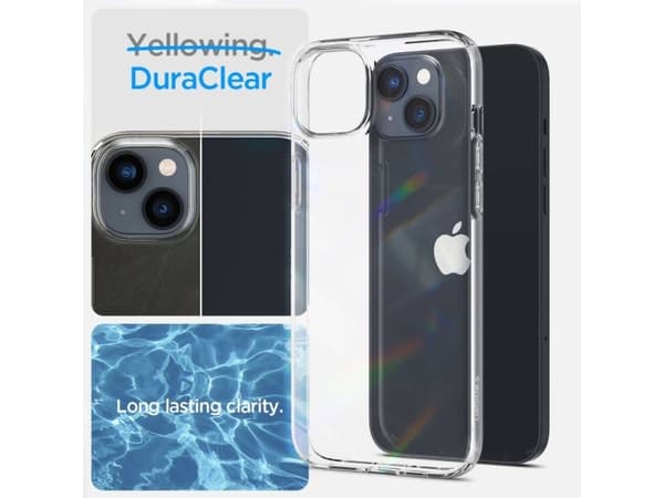 Spigen Crystal Pack - Kotelo + 2 x lasi iPhone 14 Plus -puhelimelle (läpinäkyvä)