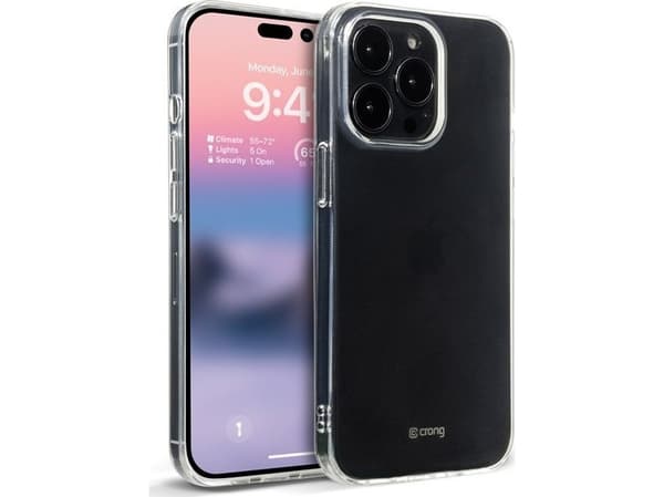 Crong CRG-CRSLIM-IP1461P-TRS, Etui, Apple, 15,5 cm (6.1"), Gjennomsiktig