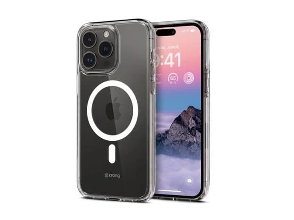 Crong CRG-CLRM-IP1467P-TRS, Suojus, Apple, iPhone 14 Pro Max, 17 cm (6.7"), Läpinäkyvä