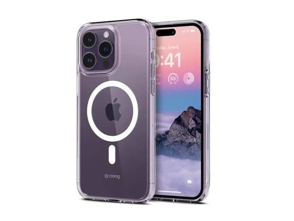 Crong CRG-CLRM-IP1467P-TRS, Suojus, Apple, iPhone 14 Pro Max, 17 cm (6.7"), Läpinäkyvä