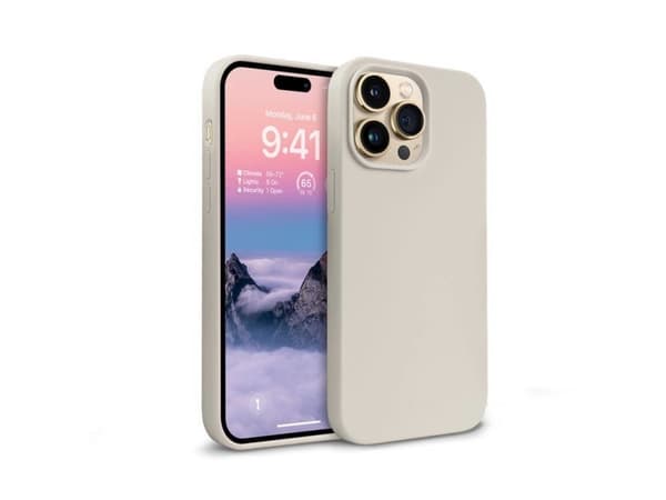 Crong CRG-COLR-IP1461P-STN, Etui, Apple, iPhone 14 Pro, 15,5 cm (6.1"), Beige
