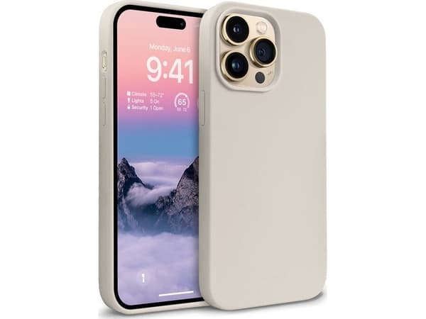 Crong Crong Color Cover - Etui iPhone 14 Pro Max (kamienny beż)