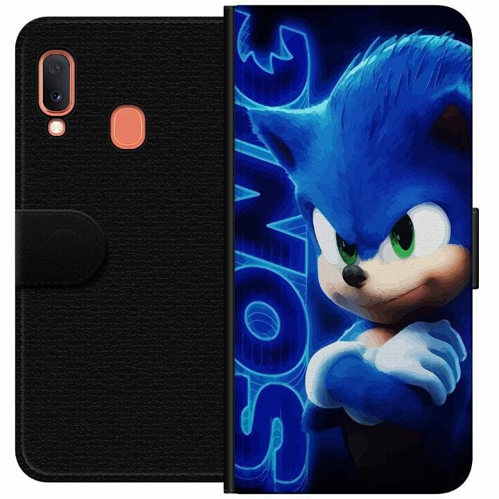Samsung Galaxy A20e Plånboksfodral Sonic the Hedgehog