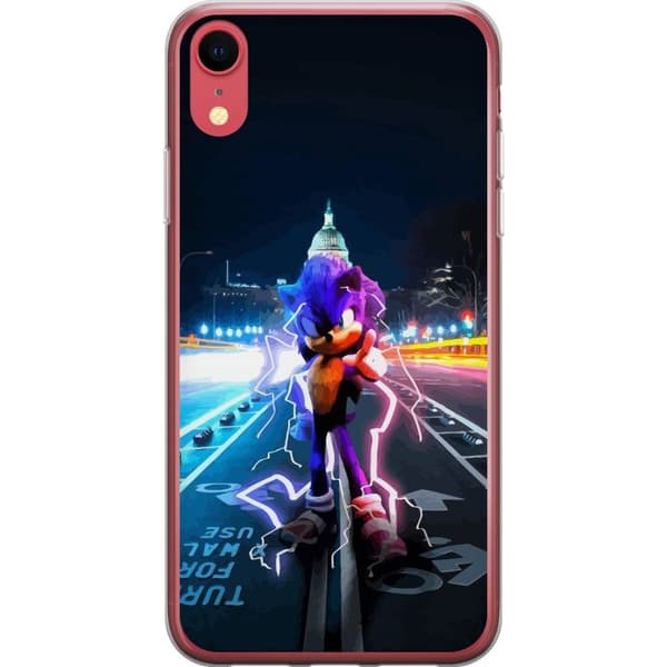 Apple iPhone XR Genomskinligt Skal Sonic the Hedgehog