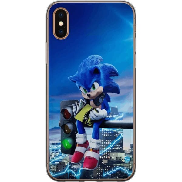 Apple iPhone XS Gjennomsiktig deksel Sonic the Hedgehog