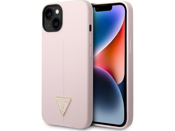 Deksel Guess GUHCP14MSLTGU iPhone 14 Plus 6,7 tommer Lilla / Lilla hard silikontriangel