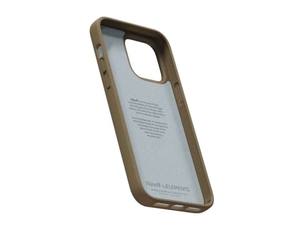 Njord byELEMENTS Suede Comfort+, Etui, Apple, iPhone 14 Pro Max, 17 cm (6.7"), Sand
