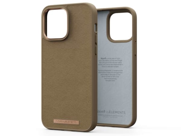 Njord byELEMENTS Suede Comfort+, Etui, Apple, iPhone 14 Pro Max, 17 cm (6.7"), Sand