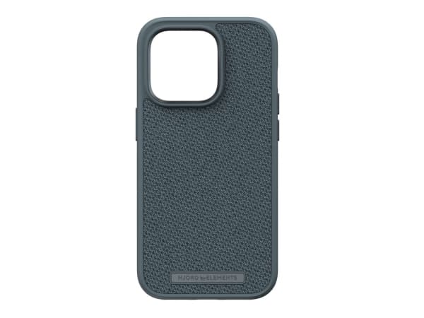 Njorð byELEMENTS - Baksidedeksel for mobiltelefon - tonal - MagSafe-samsvar - stoff - mørk grå - for Apple iPhone 14 Pro Max