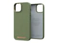 Miniatyrbilde 1 av 5: Njorð byELEMENTS - Baksidedeksel for mobiltelefon - MagSafe-samsvar - plastikk, Comfort+ suede - oliven - for Apple iPhone 14