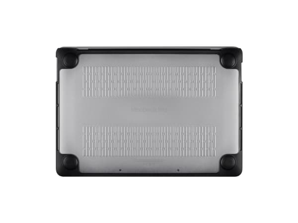Artwizz IcedClip - Skallveske for bærbar - all-round protection - 14" - gjennomskinnelig, svart ramme - for MacBook Pro 14.2" (Late 2021)