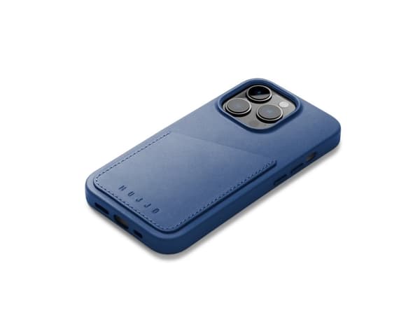 "Mujjo Nahkainen lompakkokotelo iPhone 14 Pro:lle - ruskea"