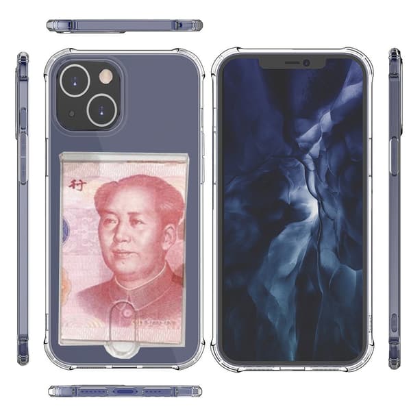 iPhone 13 - 1 Set Skal med Korth�llare & Hydrogel Sk�rmskydd