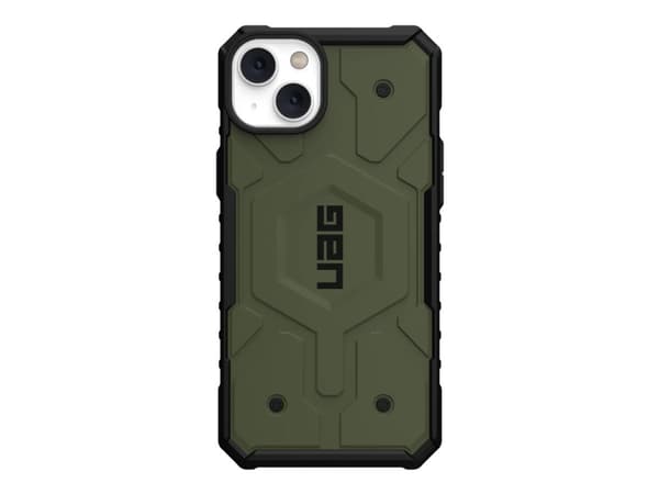 Urban Armor Gear Pathfinder MagSafe, Suojus, Apple, iPhone 14 Plus, 17 cm (6.7"), Oliivi
