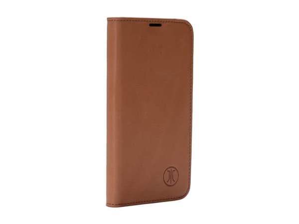 JT BERLIN Tegel, Flip case, Apple, iPhone 14, 15,5 cm (6.1"), Konjakkfarget