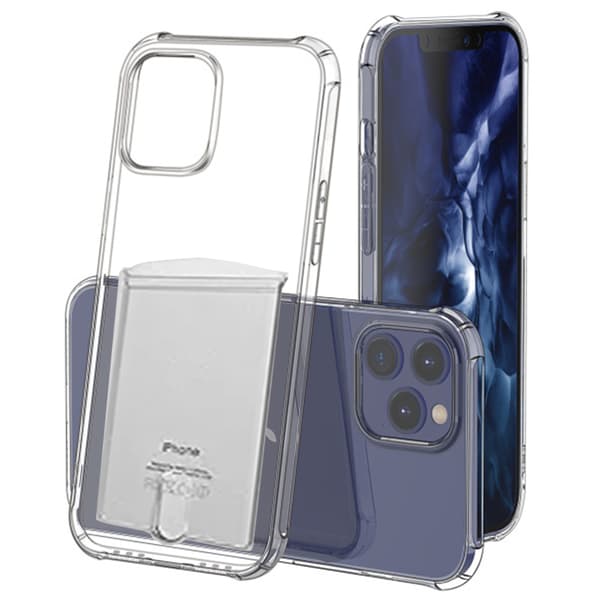 iPhone 13 Pro - 1 Set Skal med Korthållare & Hydrogel Skärmskydd