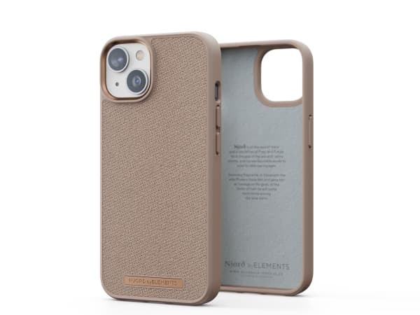 Njord byELEMENTS Just Case, Etui, Apple, iPhone 14, 15,5 cm (6.1"), Sand