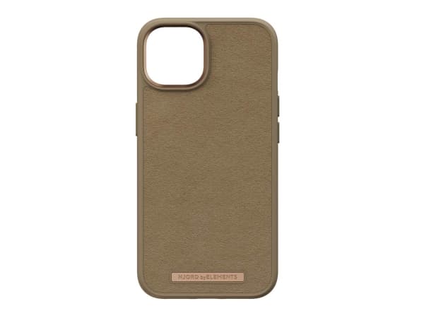 Njord byELEMENTS Suede Comfort+, Omslag, Apple, iPhone 14, 15,5 cm (6.1"), Sand