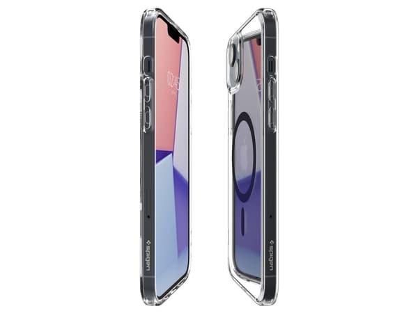 Spigen ACS04903, Omslag, Apple, iPhone 14 Plus, 17 cm (6.7"), Svart, Transparent