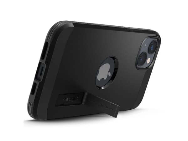 Spigen ACS05062, Suojus, Apple, iPhone 14, 15,5 cm (6.1"), Musta