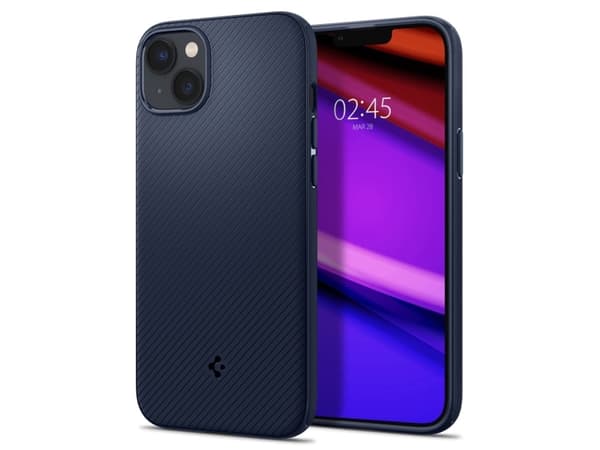 Spigen ACS04919, Suojus, Apple, iPhone 14 Plus, 17 cm (6.7"), Sininen