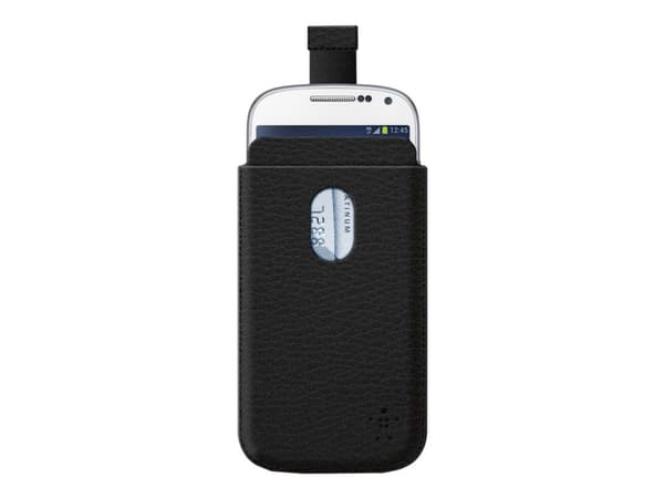 Belkin Pocket Case, Vedettävä laukku, Samsung, Galaxy S4 Mini, Musta