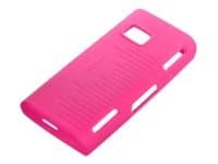Nokia CC-1001 - Beskyttelsesdeksel til mobiltelefon - silikon - Fuchsia - for Nokia X6, X6 Life Ball, X6-00