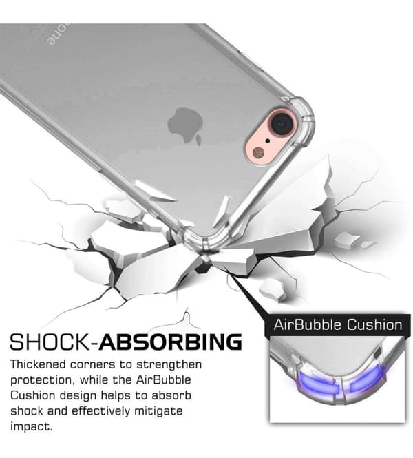 Stöttåligt Mobilskal iPhone 7/8/SE (2020/2022) - Svart