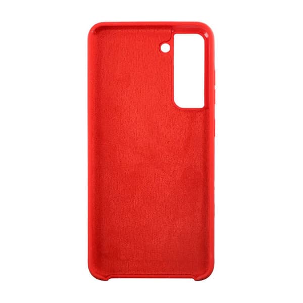 Samsung Galaxy S21 FE Silikonskal - Röd