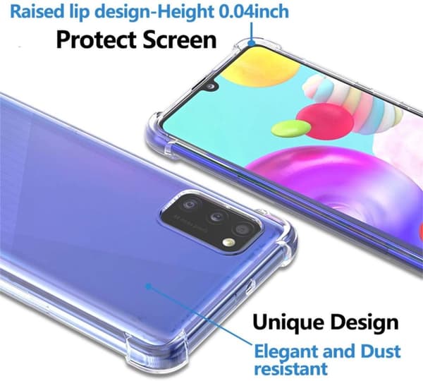 Stöttåligt Mobilskal Samsung Galaxy A41 - Transparent
