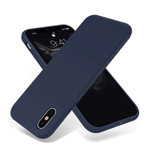 iPhone X/XS Silikonskal Rvelon - Blå