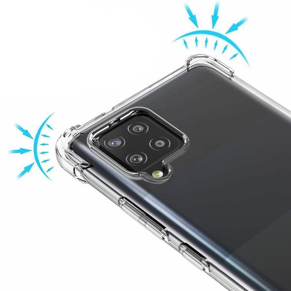 Stöttåligt Skal Samsung Galaxy A12 - Transparent