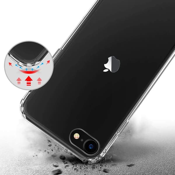 iPhone 7/8/SE 2020/2022 Stöttåligt Skal Rvelon - Transparent