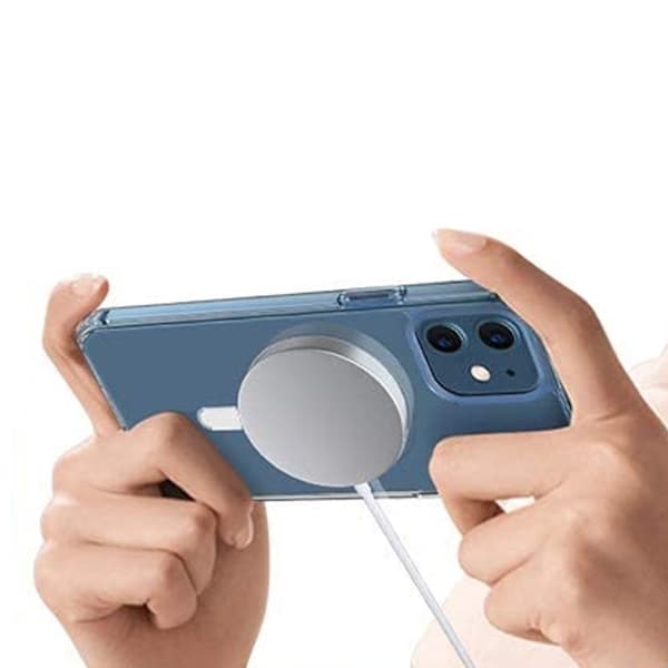 Phone 12 Mini Stöttåligt MagSafe Skal - Transparent
